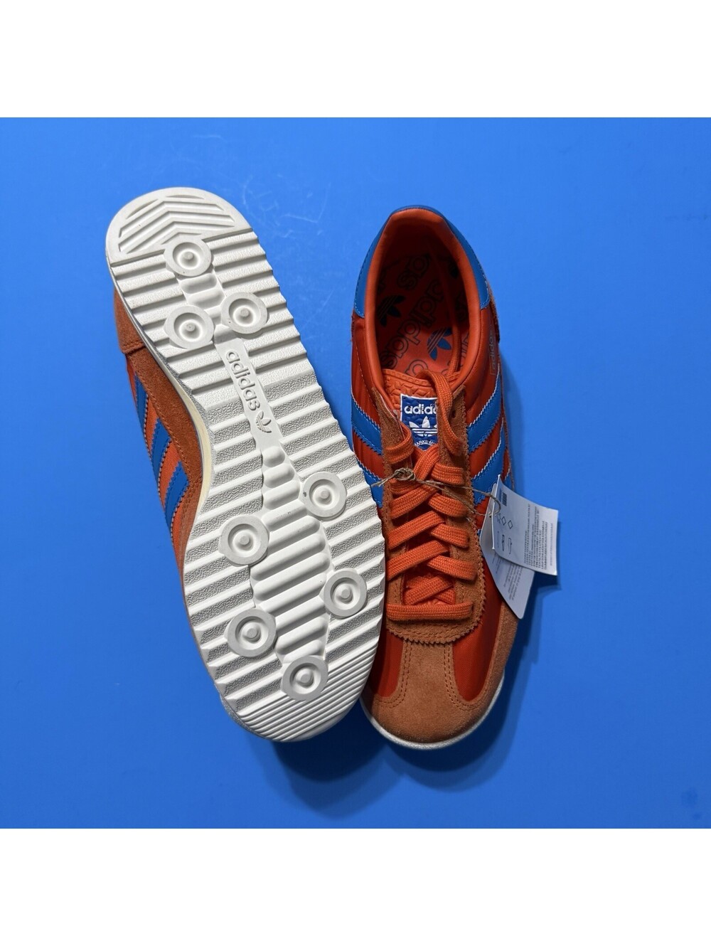 Adidas SL72 RS Collegiate Orange Bright Blue NY Mets/Knicks Shoes JS0748 Men’s 8 - Picture 5 of 7